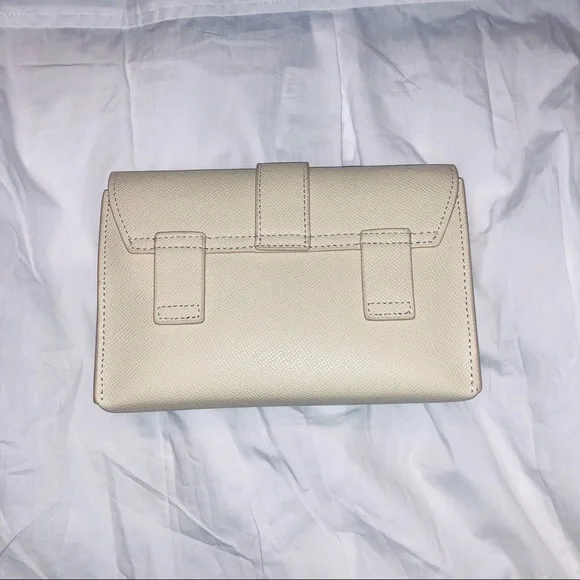 Cream Faux Leather Belt, Sling, Crossbody Bag - Picture 3 of 12